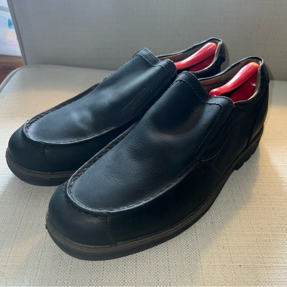 G.H. Bass Mens Black Slip On Darren Comfort Shoes Size 11M Casual Or Career - Picture 2 of 11